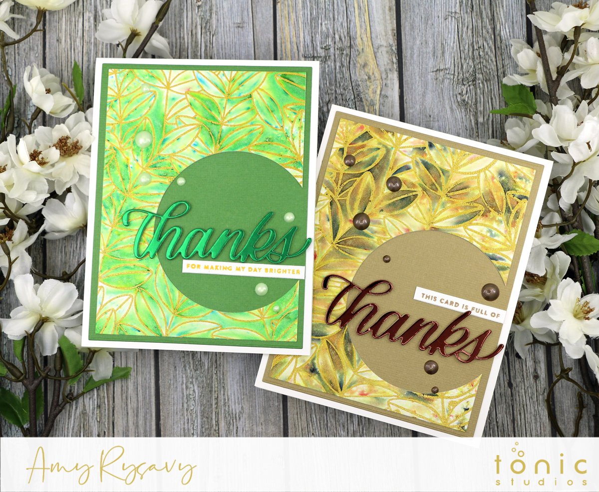 Nuvo Trend Woodland Walk – Shimmer Powders Background Video Tutorial – Amy Rysavy