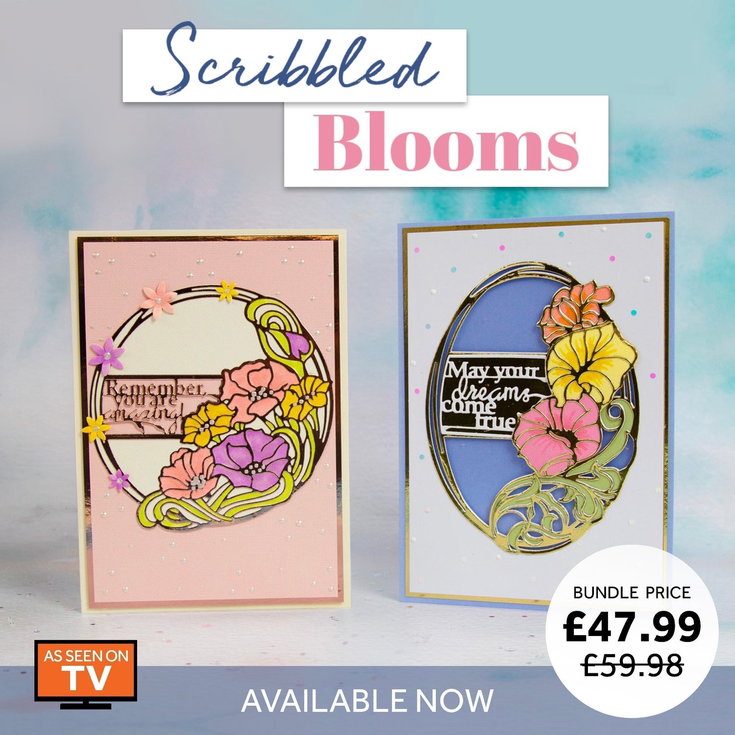 Scribbled Blooms Die Set Collection