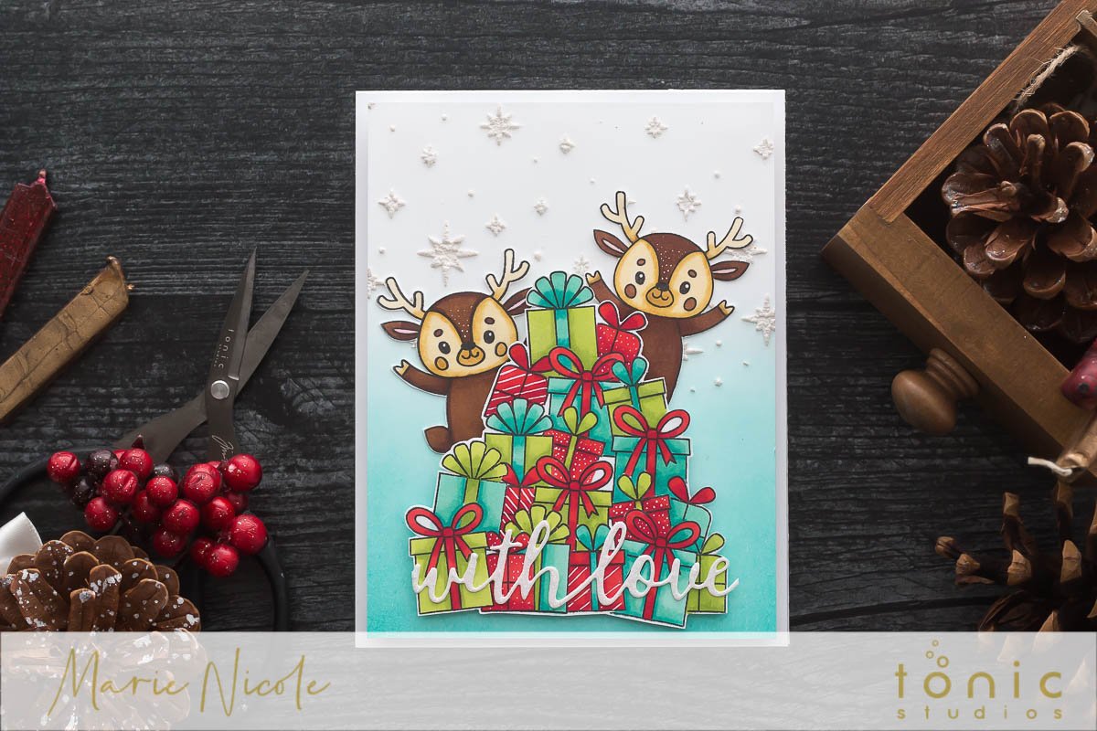 Masking a  Christmas Scene Using Celebrate Life Stamp Set
