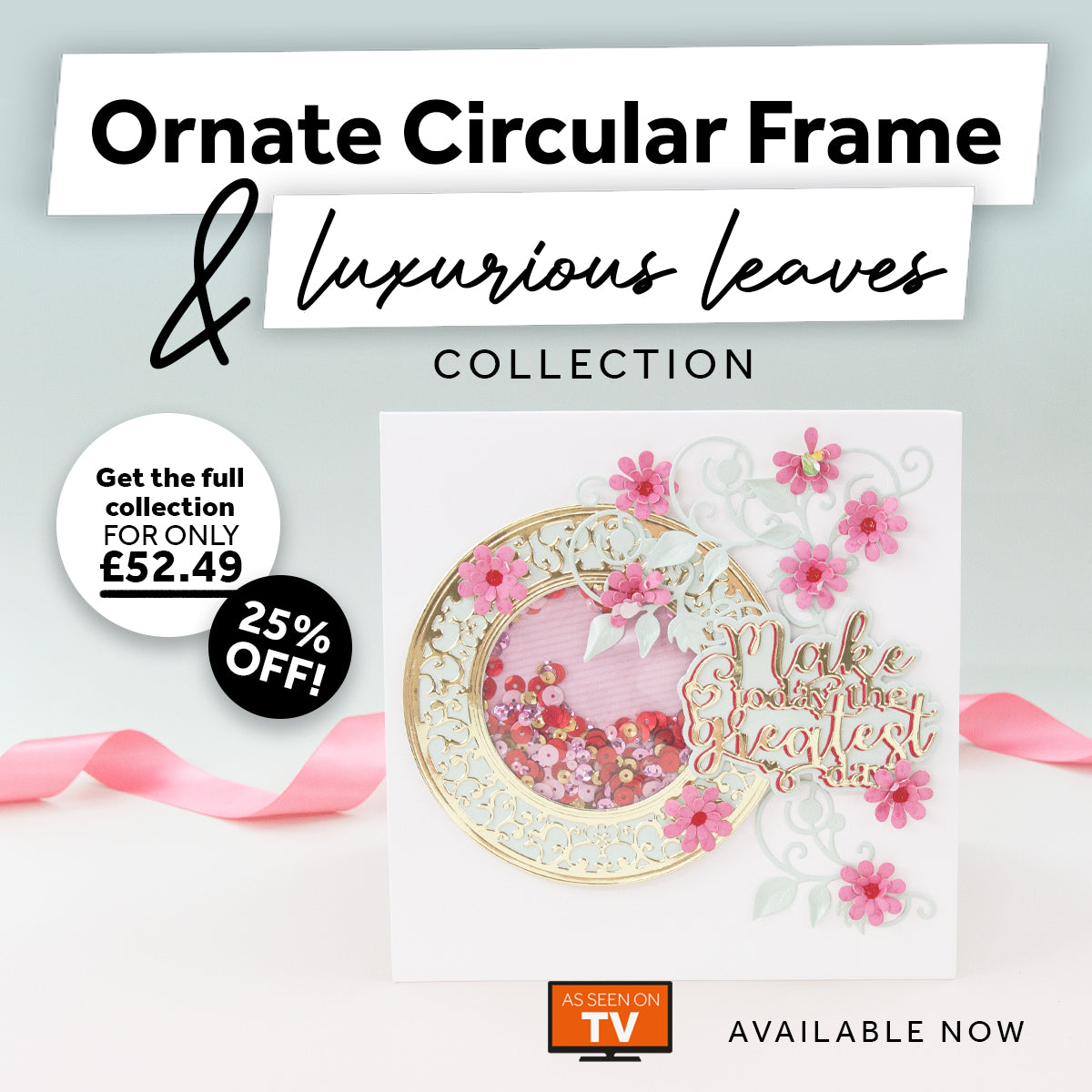 Ornate Frames and Luxurious Leaves Die Set Collection