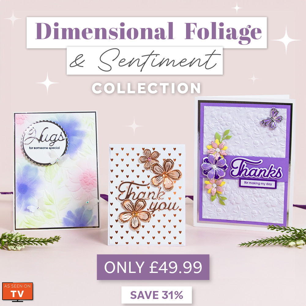 Brand New Foil Fusion and Botanical 3D Embossing Folders Collection