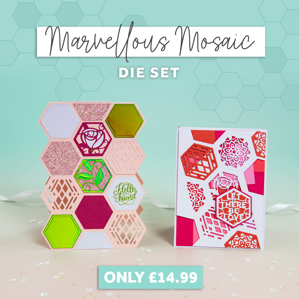 Marvellous Mosaic Hexagons Die Set - Create & Make