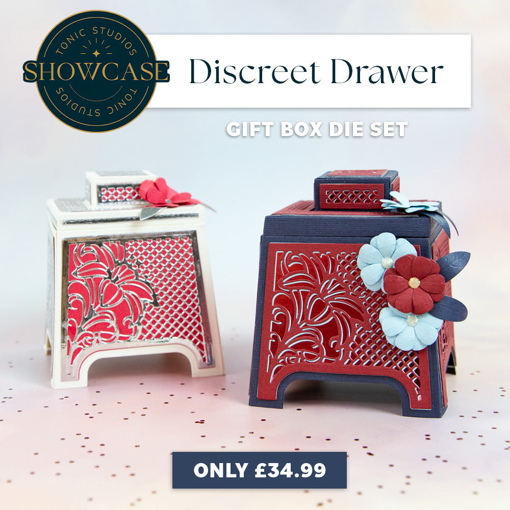 Discreet Drawer Gift Box Die Set - Showcase