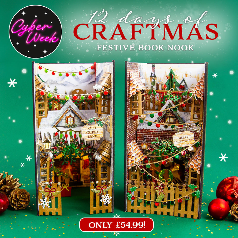 12 Days of Craftmas - Festive Book Nook Collection