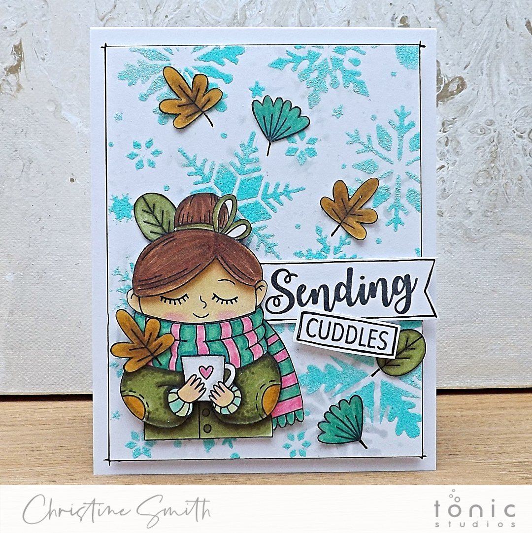 Warm Cocoa Wishes Decoupage Card with Christine Smith