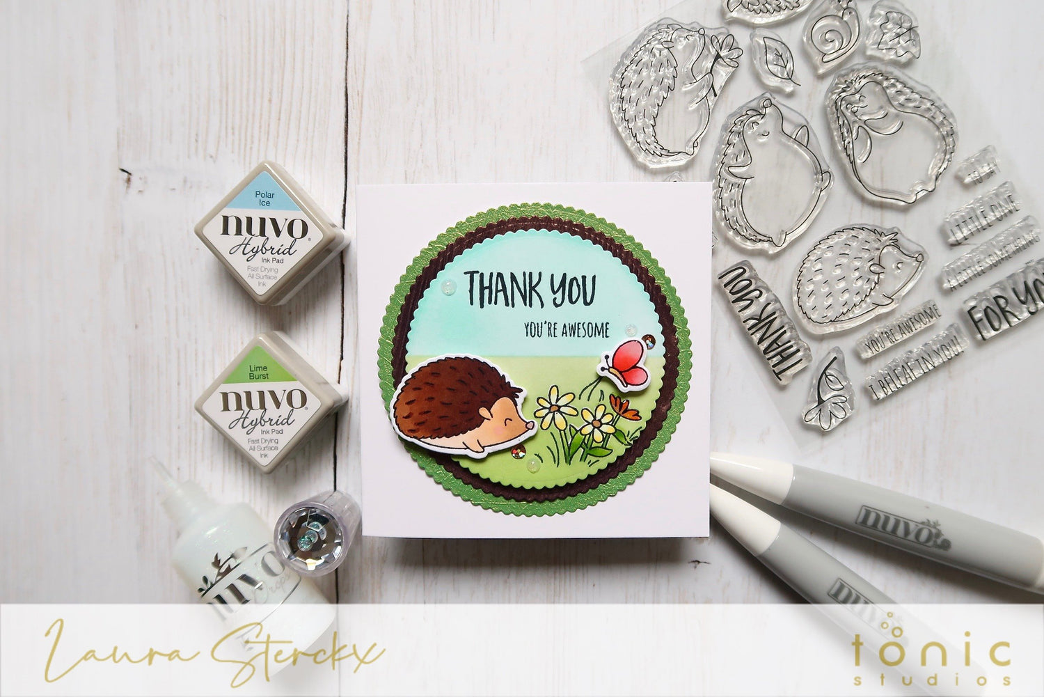 Nuvo Alcohol Markers Coloring + The Adorables Stamp Tutorial – Laura Sterckx