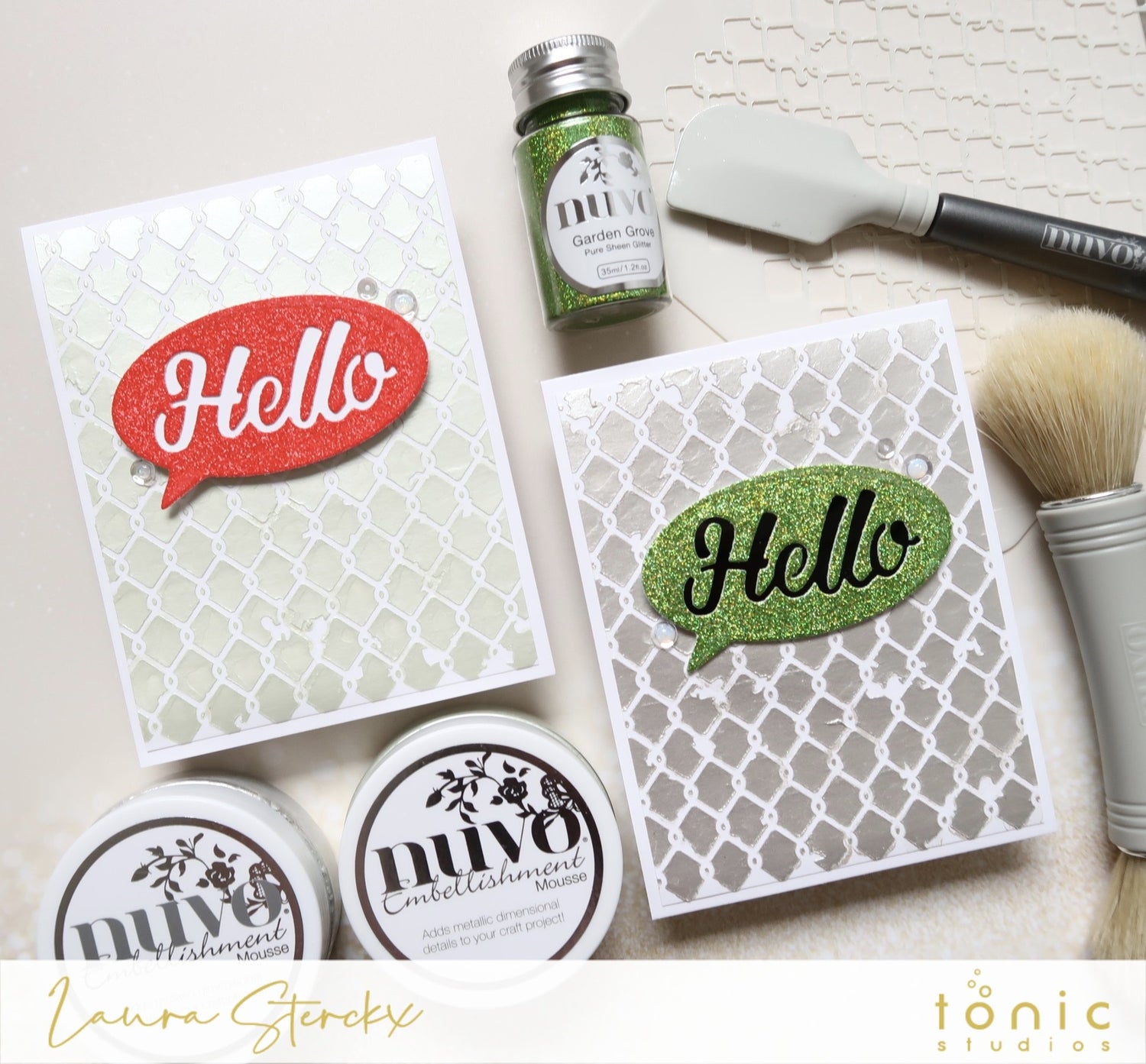 Adding Shine and Sparkle to Cards with Nuvo Products