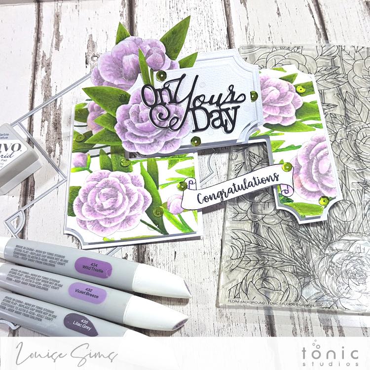 On Your Day Creator Twister Die set +Flora Background Stamp