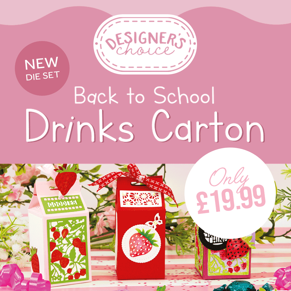 Designer's Choice 12 - Back To School Drinks Carton Die Set