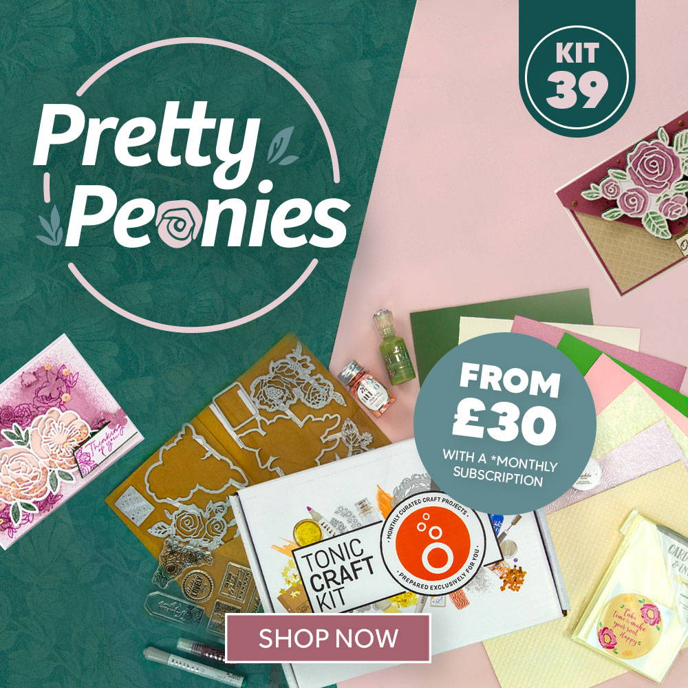 Tonic Craft Kit 39 - Pretty Peonies - Inspiration