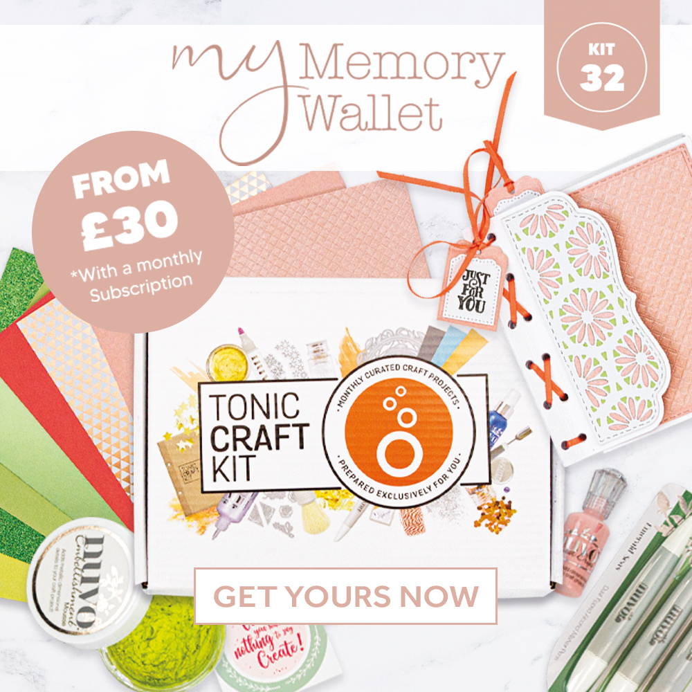 Tonic Craft Kit 32 - My Memory Book Wallet