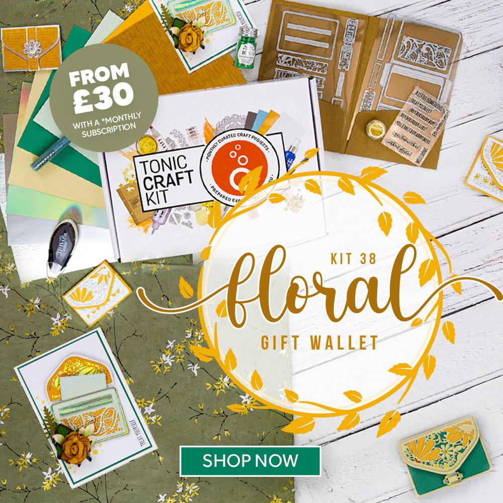 Tonic Craft Kit 38 - Floral Gift Wallet