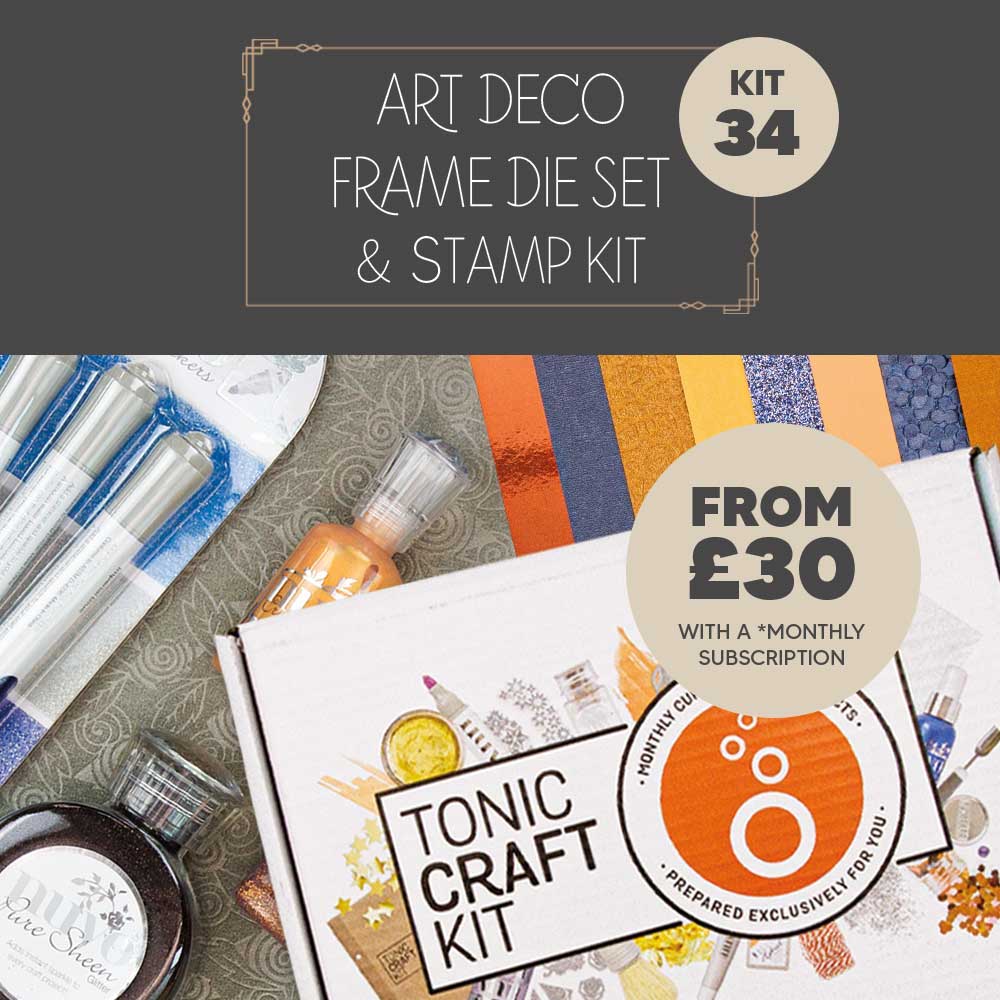 Tonic Craft Kit 34 – Art Deco Frame Die Set - Inspiration