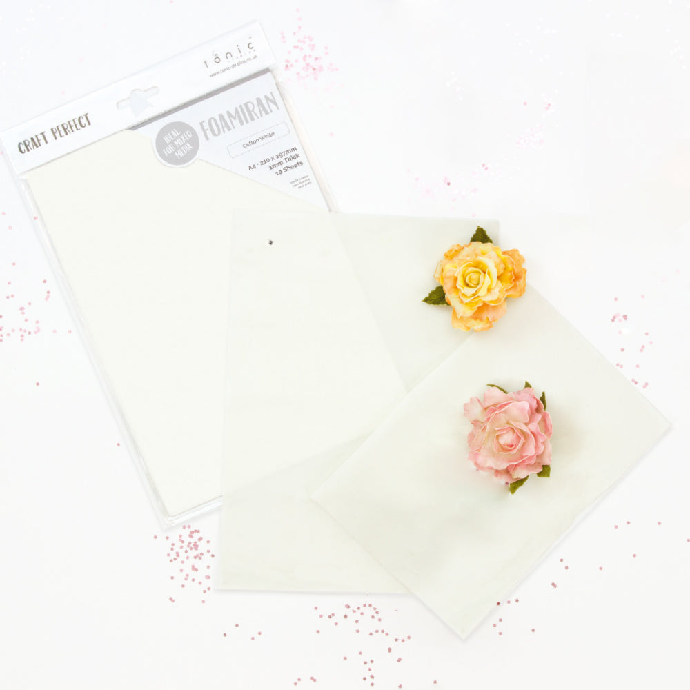 Check out our range of Kraft Card, Greyboard and Foamiran Sheets, and get started on your next craft project with Tonic Studios.