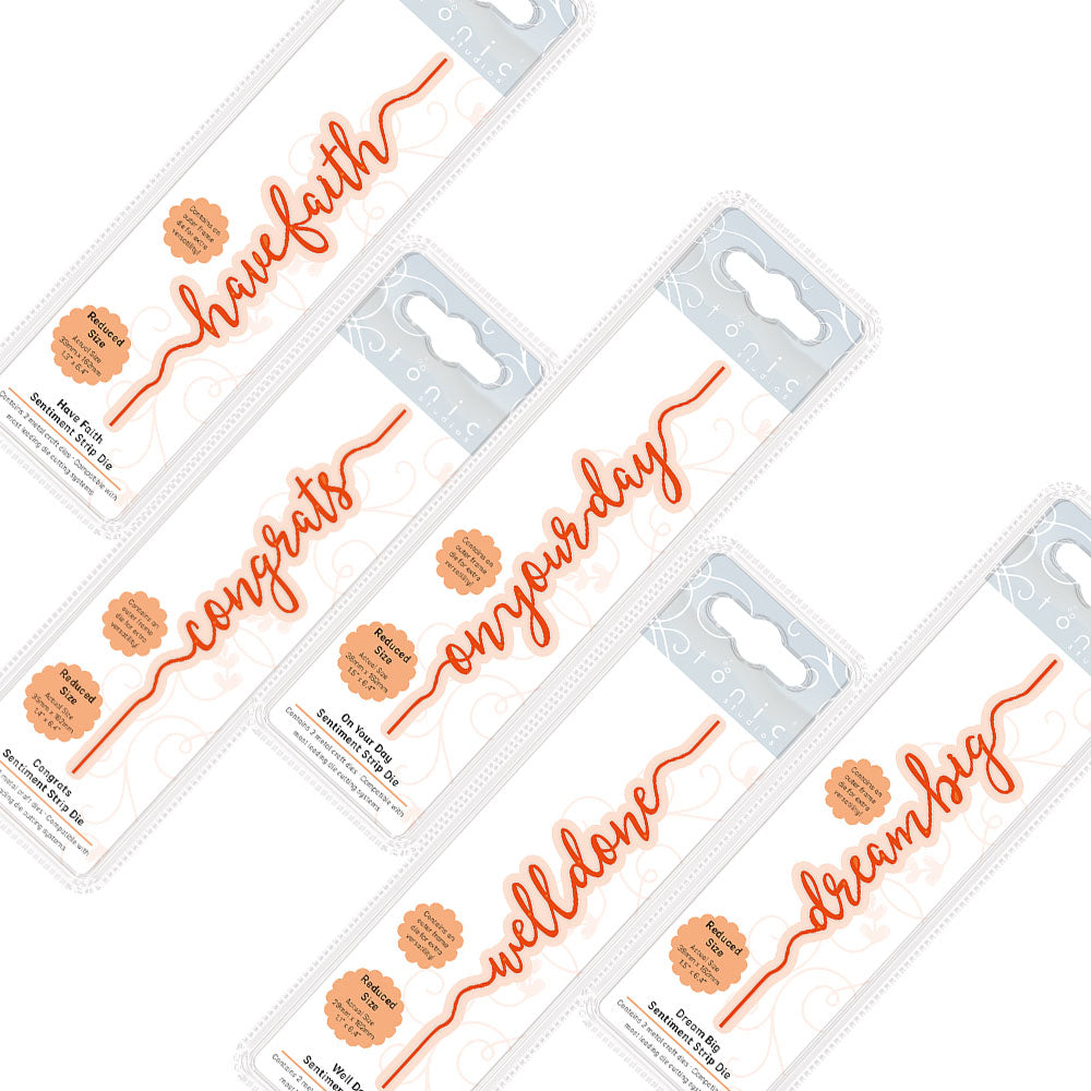 Sentiment Stamps, Sentiment Die Sets