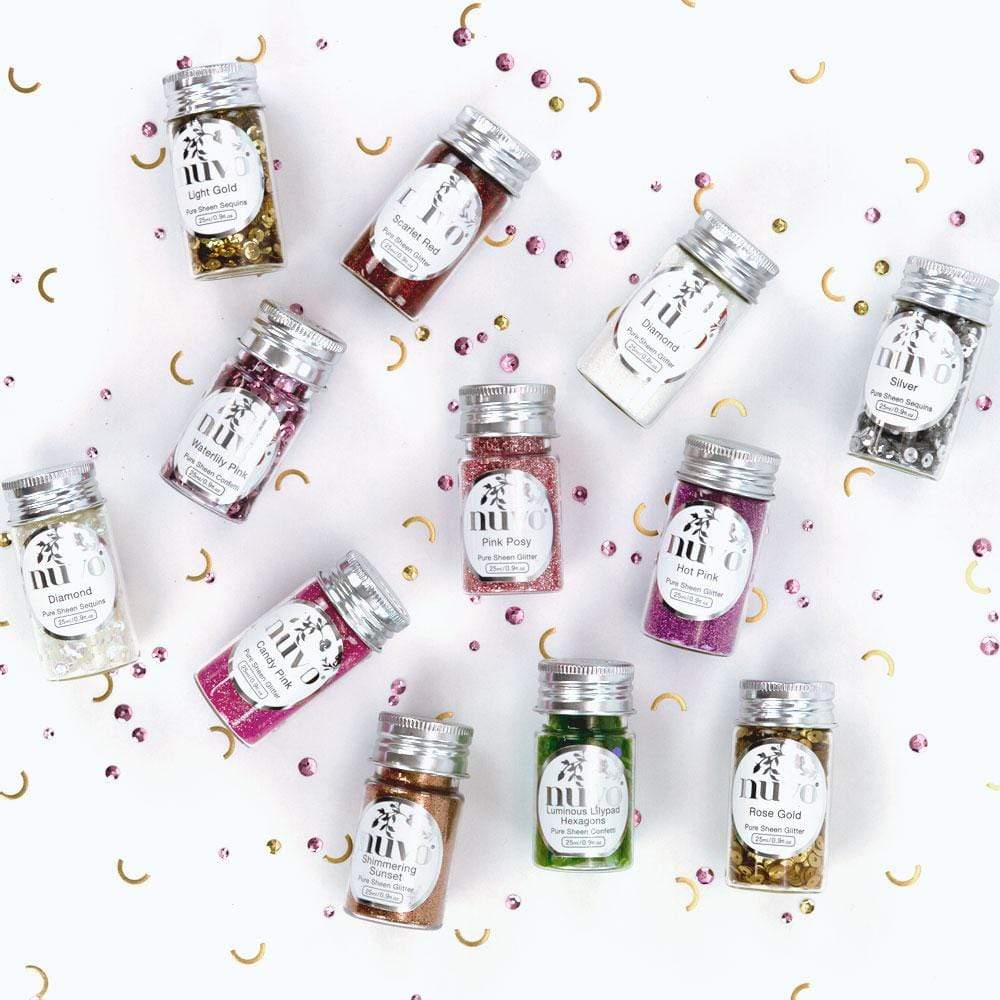 Nuvo Pure Sheen Glitter, Sequins and Confetti