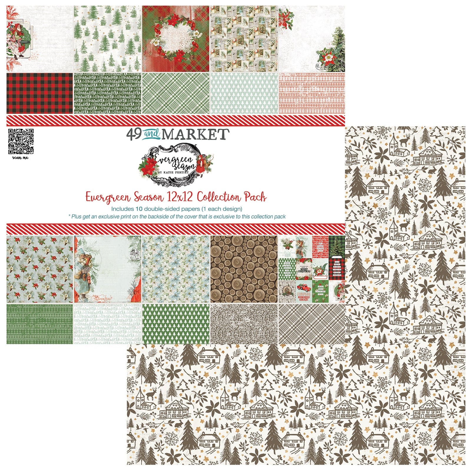 49 and Market 49 And Market - Evergreen Season 12×12 Paper Collection Pack