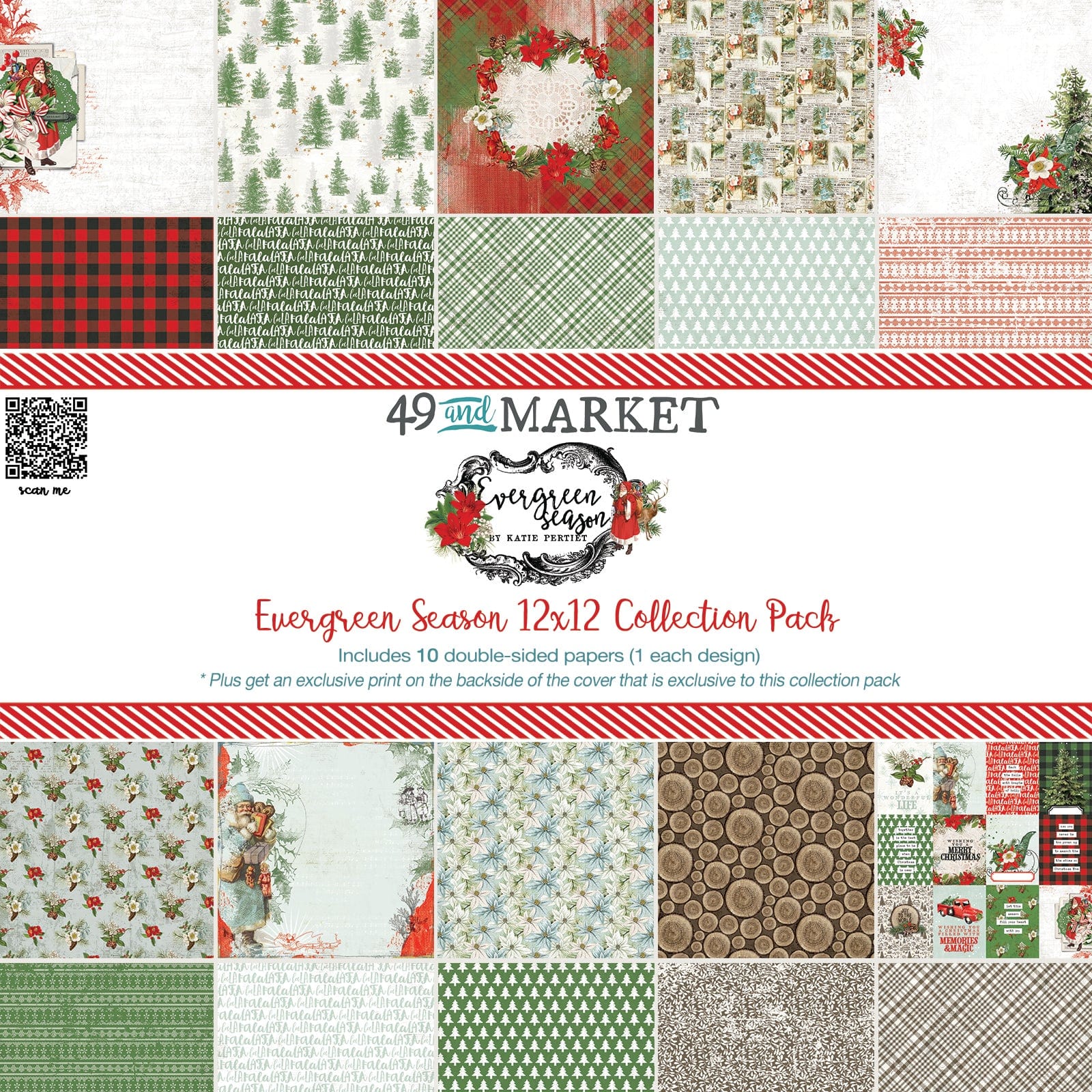 49 and Market 49 And Market - Evergreen Season 12×12 Paper Collection Pack