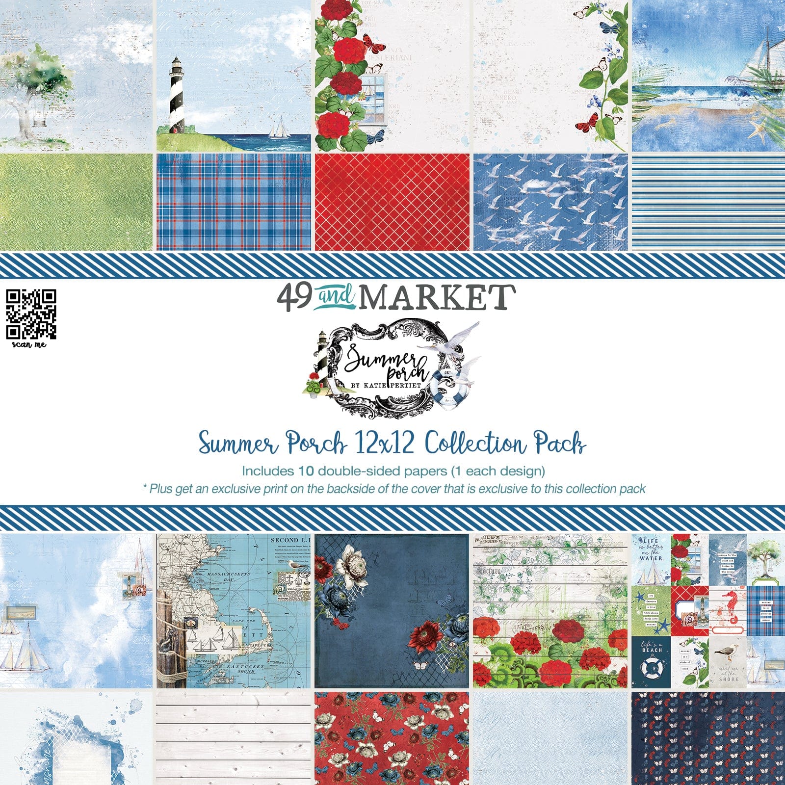 49 and Market 49 And Market - Summer Porch 12×12 Paper Collection Pack