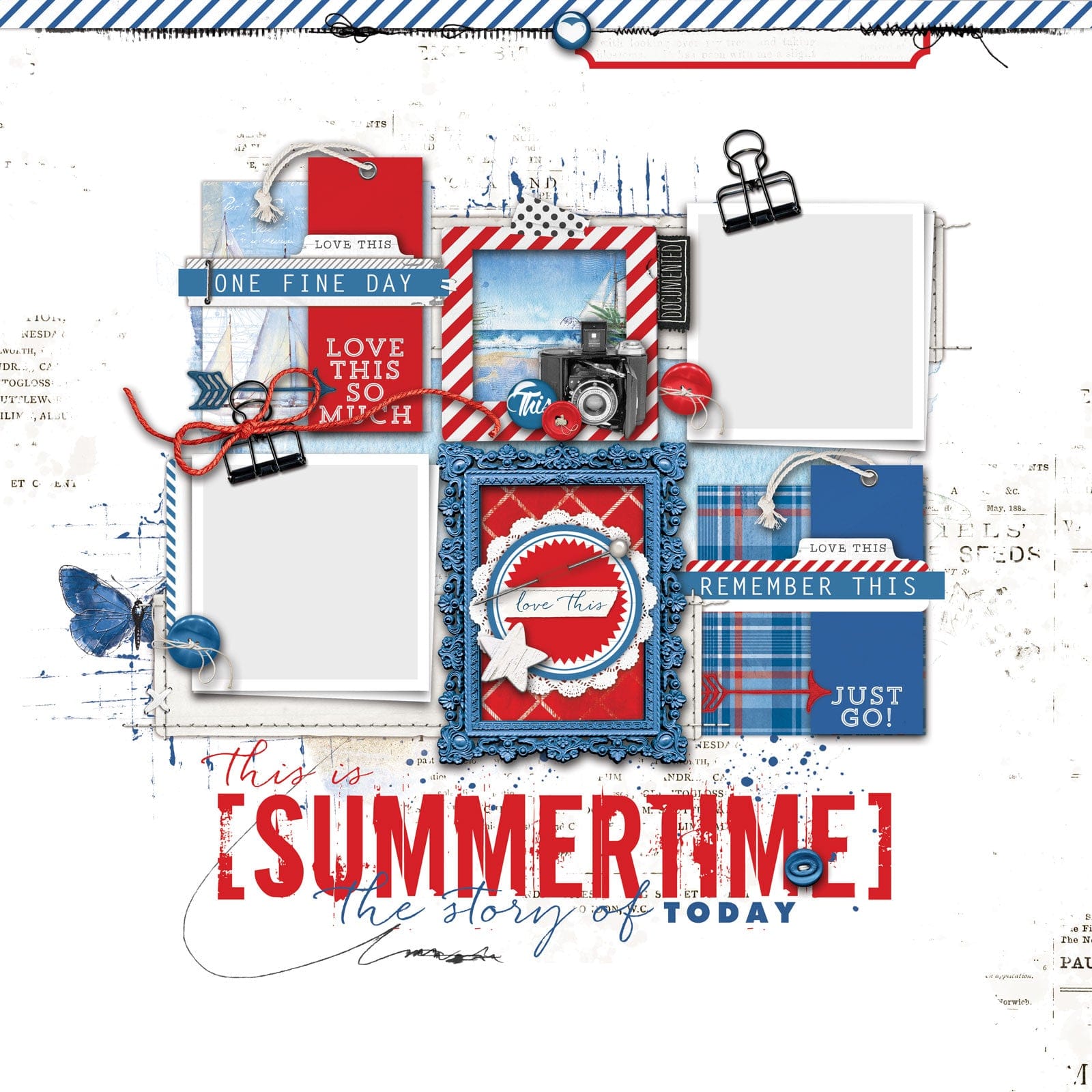 49 and Market Dimensions 49 And Market - Summer Porch Collection - Page Kit