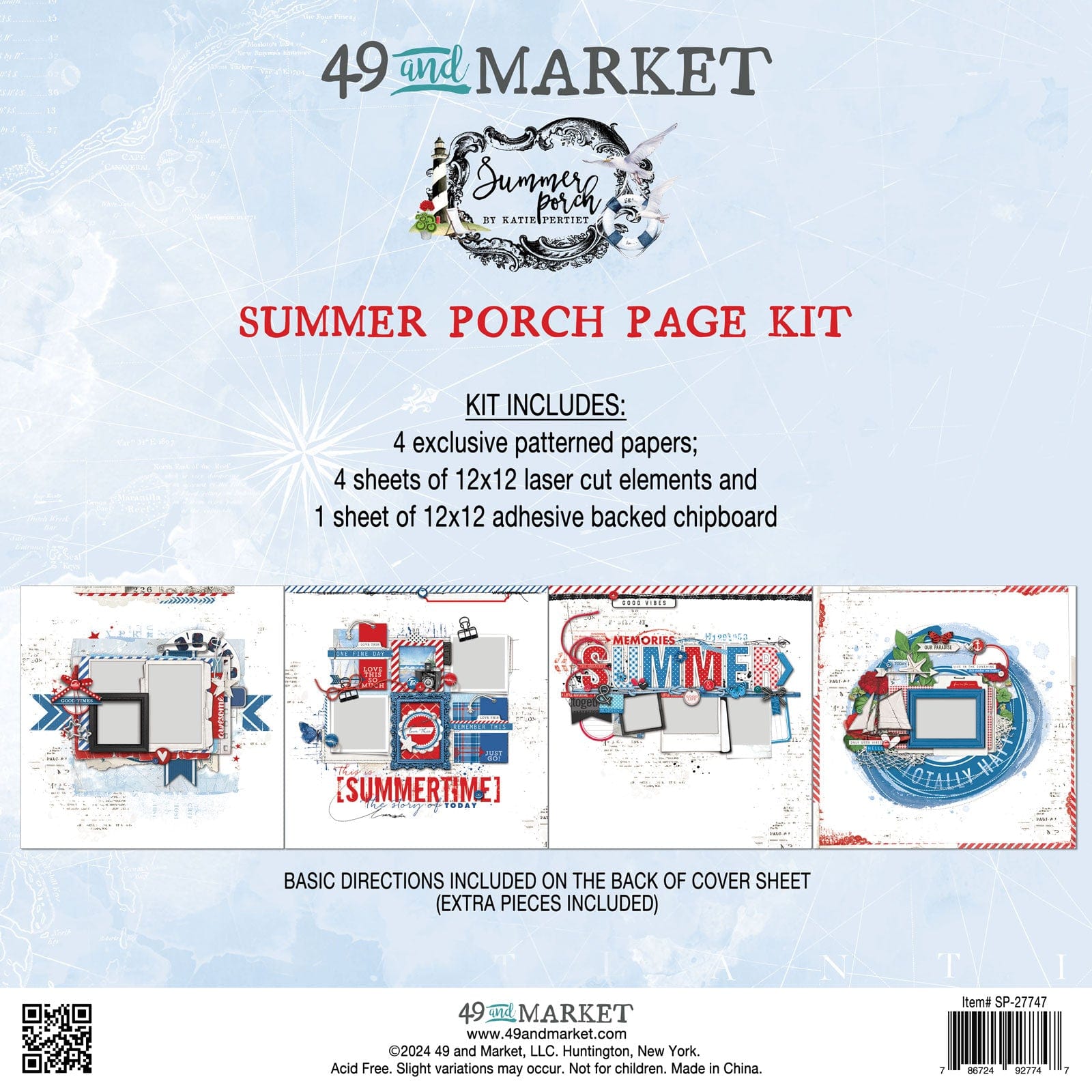 49 and Market Dimensions 49 And Market - Summer Porch Collection - Page Kit