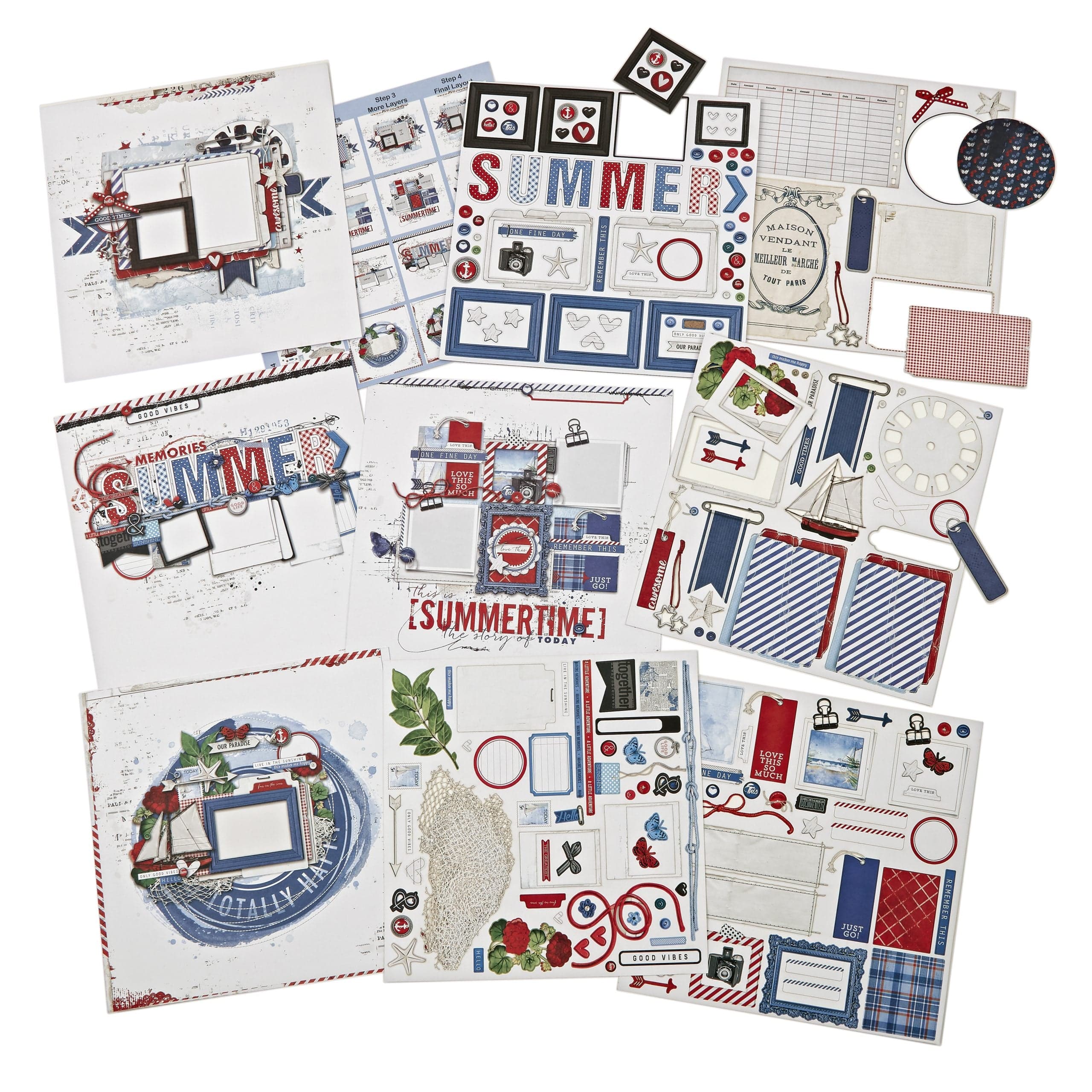 49 and Market Dimensions 49 And Market - Summer Porch Collection - Page Kit
