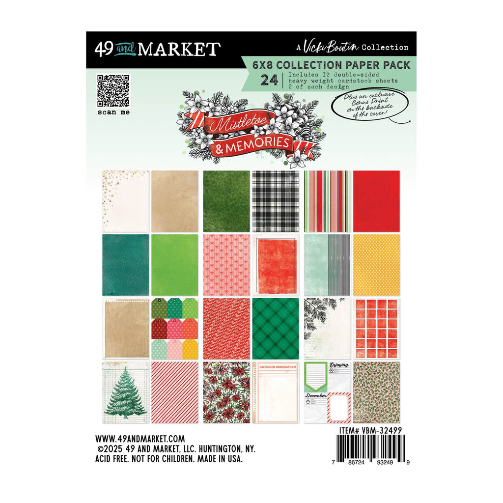49 & Market Printed Papers 49 And Market Paper Pack 6