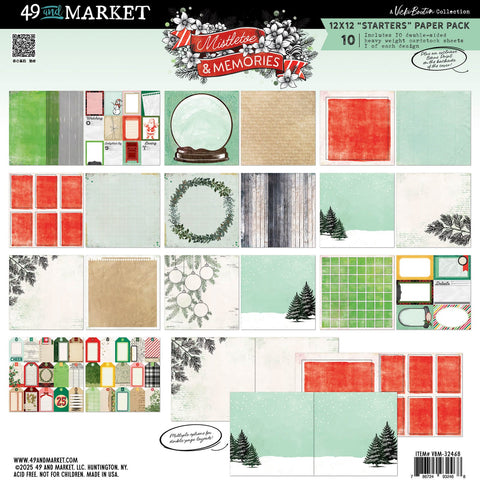 49 & Market Printed Papers 49 And Market Starters Collection Pack 12