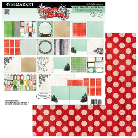 49 & Market Printed Papers 49 And Market Starters Collection Pack 12