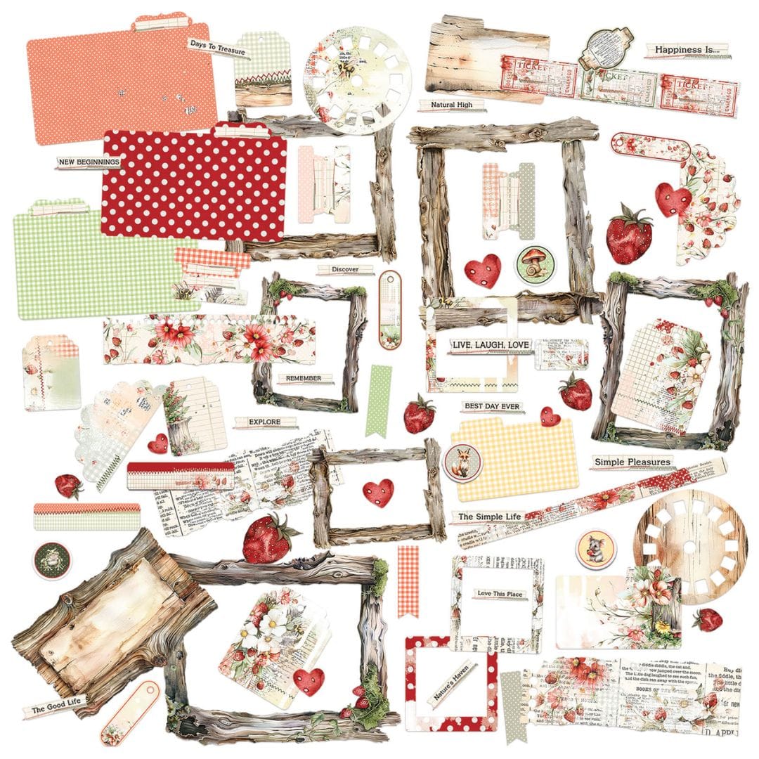 49 & Market Topper Sheets 49 And Market Die-Cuts Elements, Nature's Haven - JNH-33199