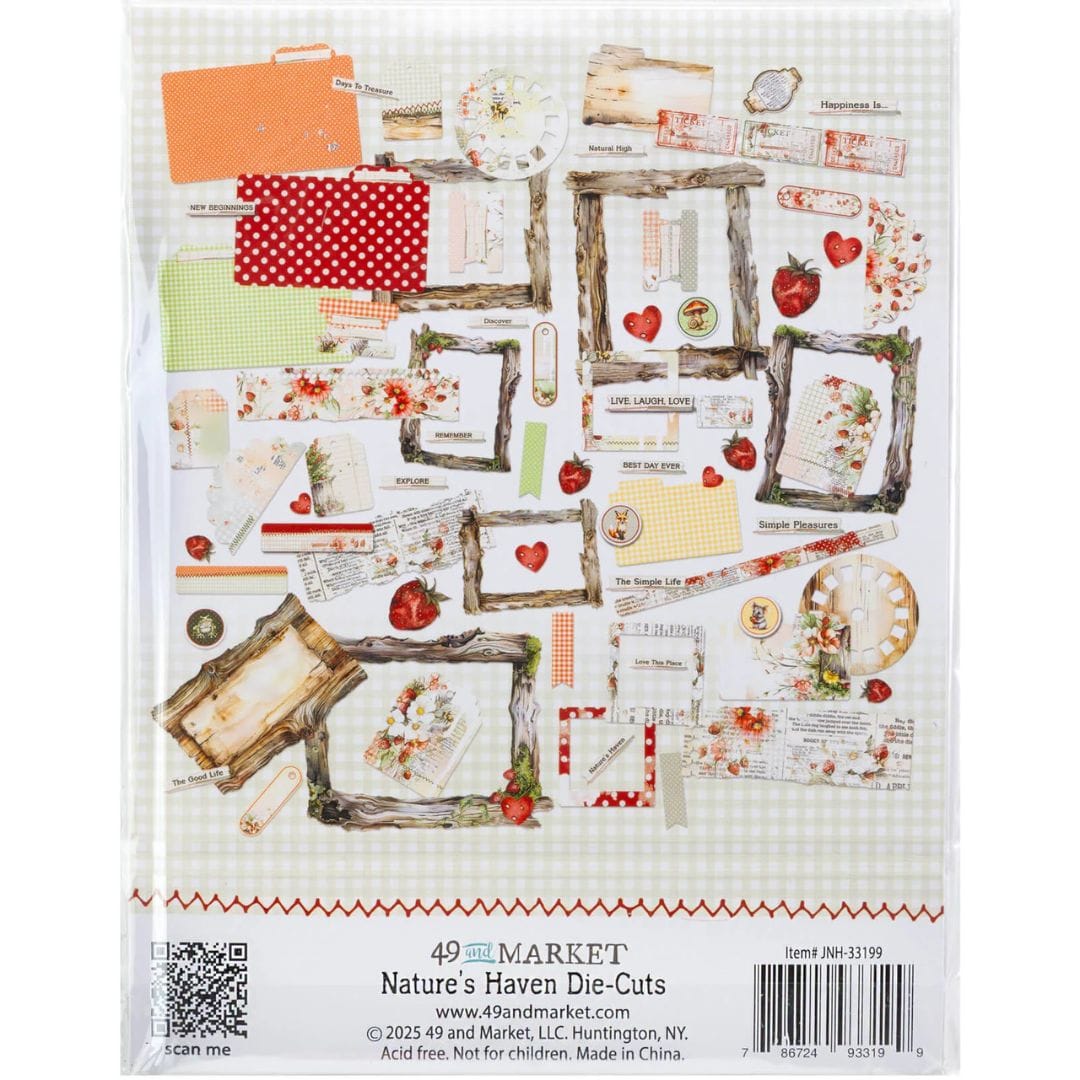 49 & Market Topper Sheets 49 And Market Die-Cuts Elements, Nature's Haven - JNH-33199