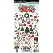 49 & Market Topper Sheets 49 And Market Laser Cut Outs Foliage, Mistletoe And Memories - VBM-32680