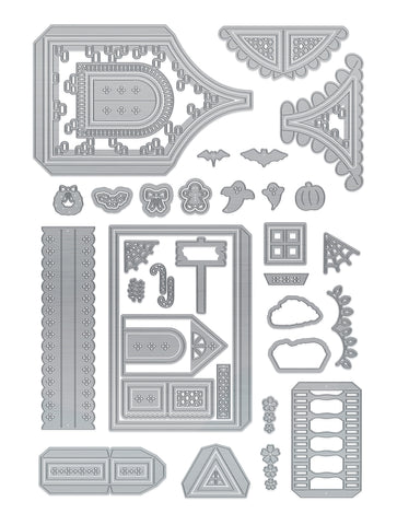 Festive Home Decor Delight Die Set - 5285e