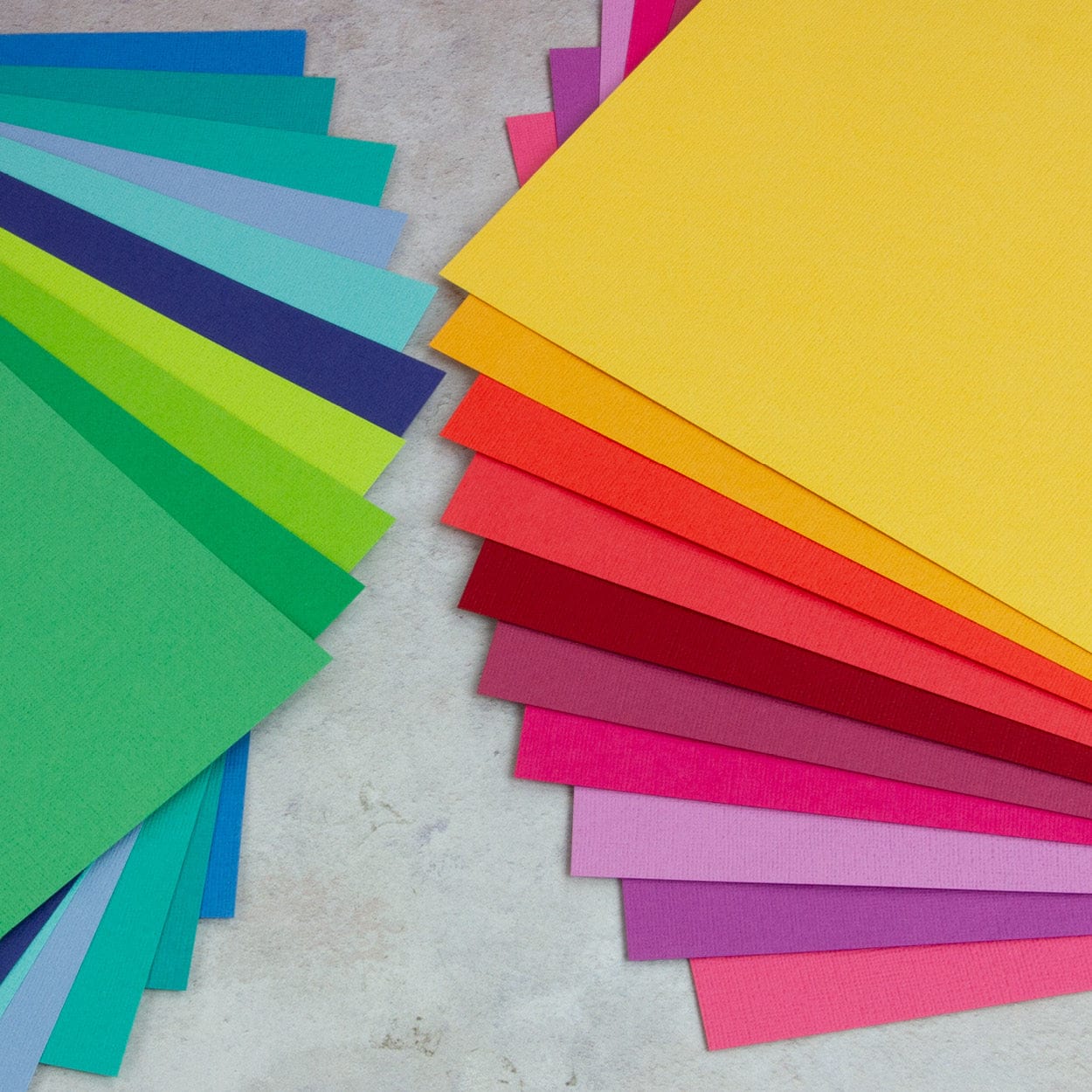 American Crafts Arts & Crafts American Crafts Bright Colours 12" x 12" Cardstock - 60 Sheets