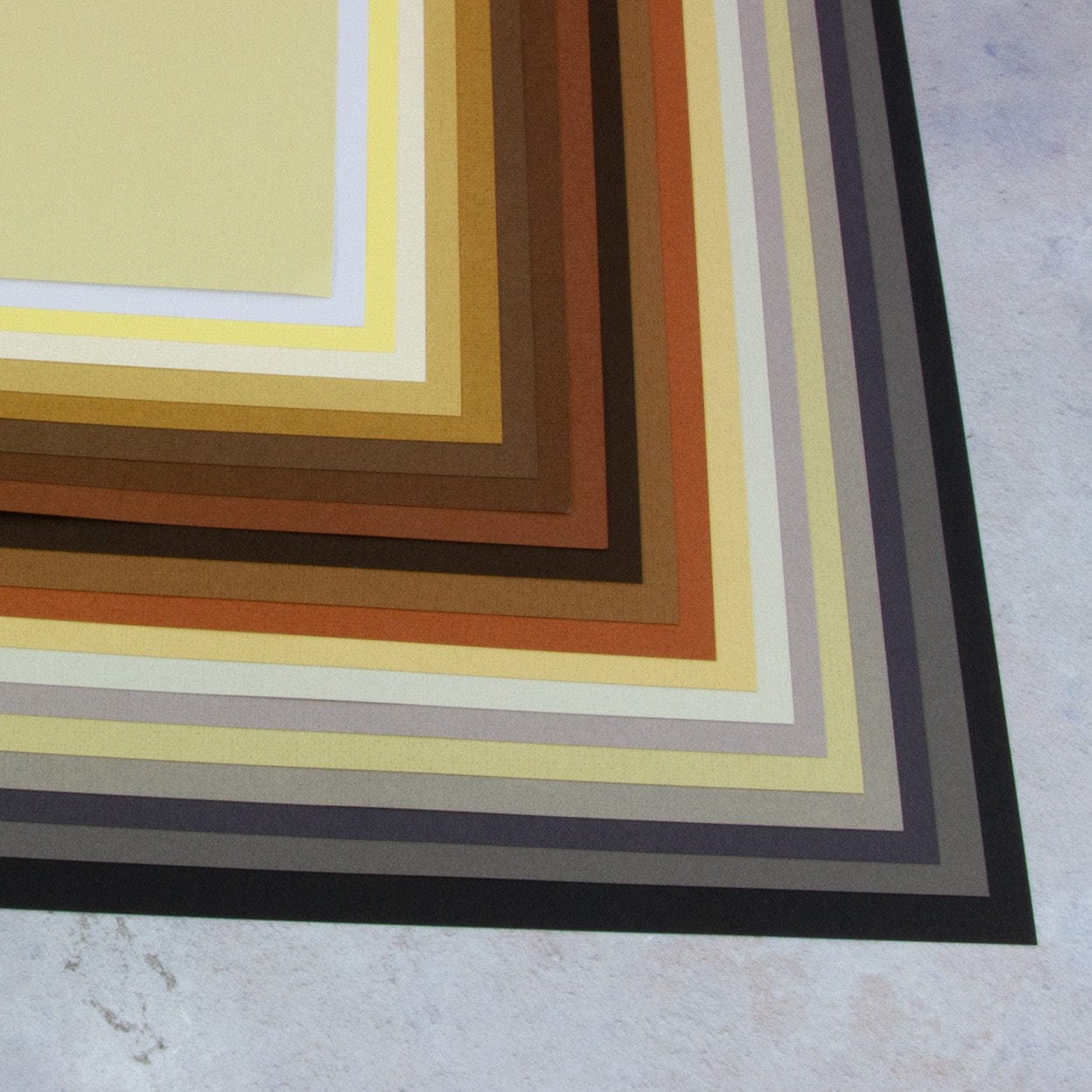American Crafts Arts & Crafts American Crafts Neutral Colours 12" x 12" Cardstock - 60 Sheets
