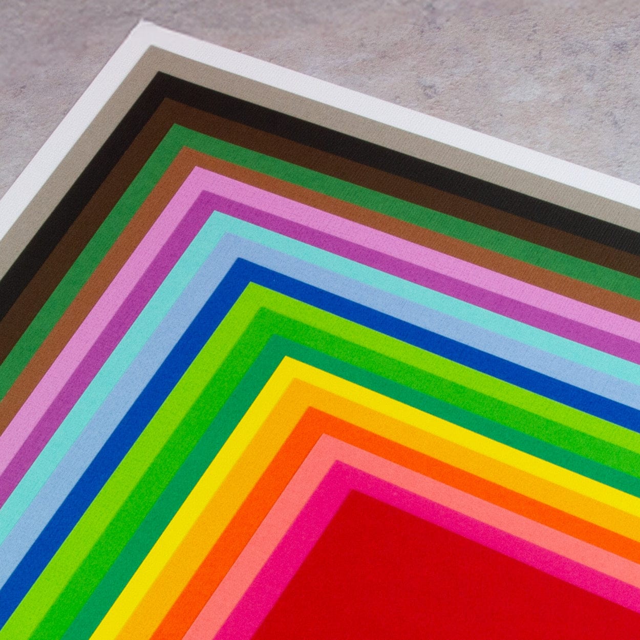American Crafts Arts & Crafts American Crafts Primary Colours 12" x 12" Cardstock - 60 Sheets