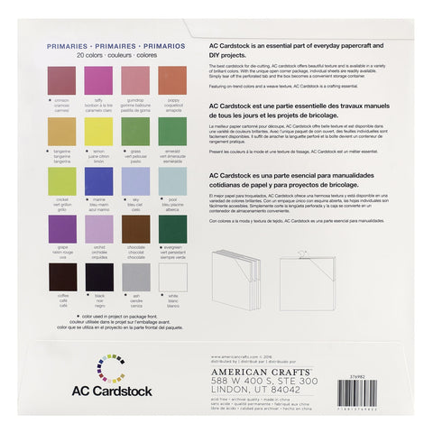 American Crafts Arts & Crafts American Crafts - Primary Colours 12