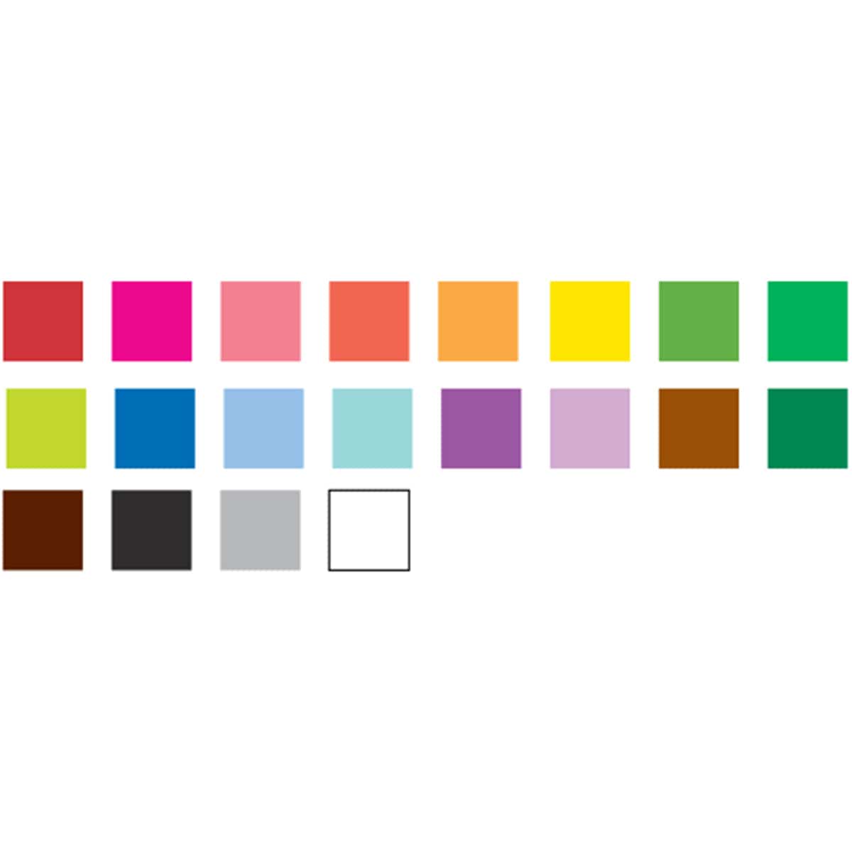 American Crafts Arts & Crafts American Crafts Variety Cardstock Pack 12"X12" 60/Pkg-Primaries