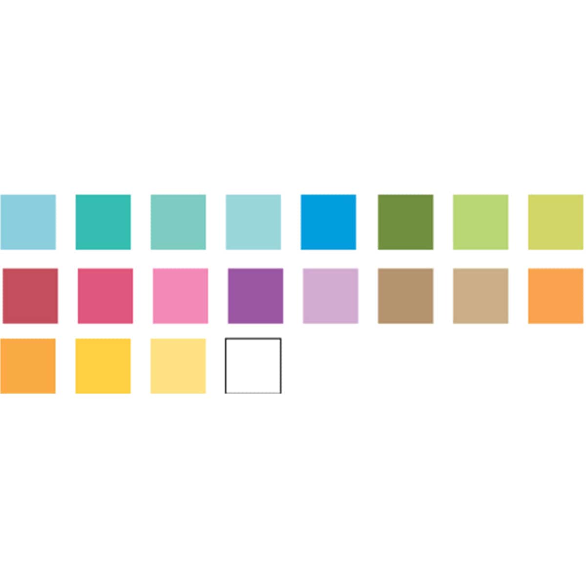 American Crafts Arts & Crafts American Crafts Variety Cardstock Pack 12"X12" 60/Pkg-Tropical