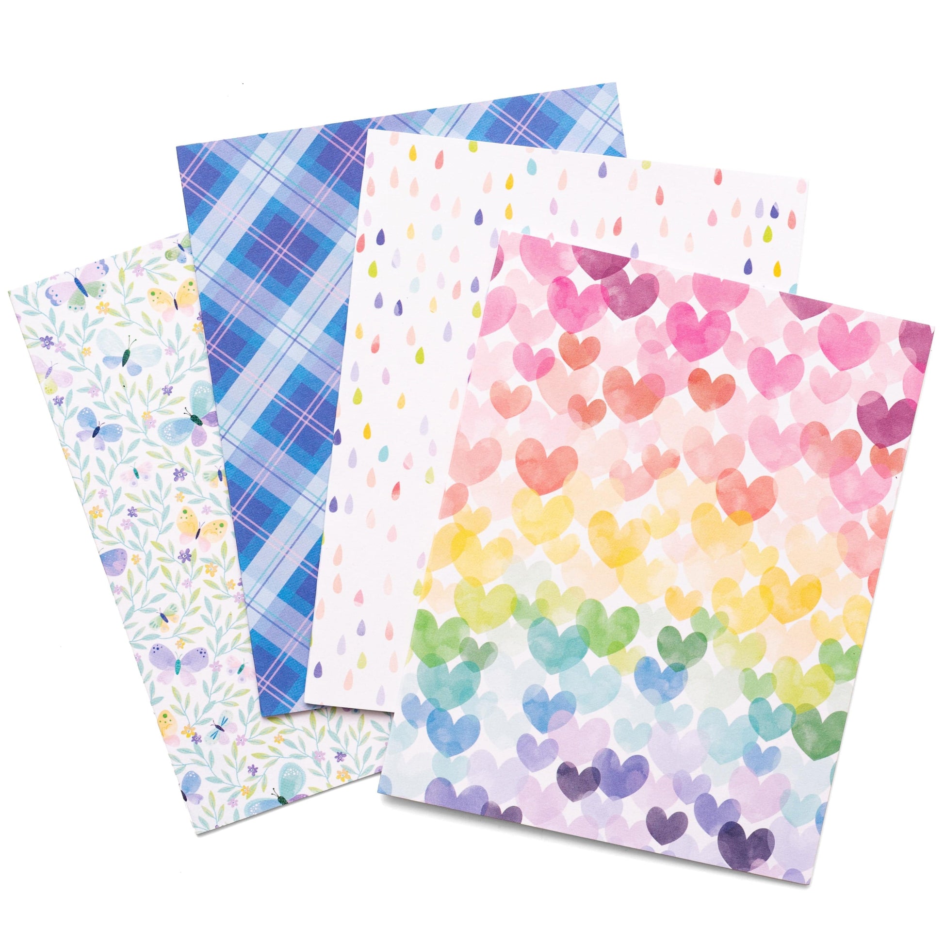 American Crafts Cards Pink Paislee A2 Cards with Envelopes - Paige Evans Bloom Street, 40 pack