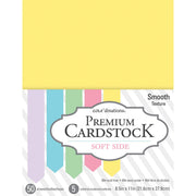 American Crafts Cardstock - Solid Core'dinations Value Pack Smooth Cardstock 8.5x11" 50/Pkg-Soft Side