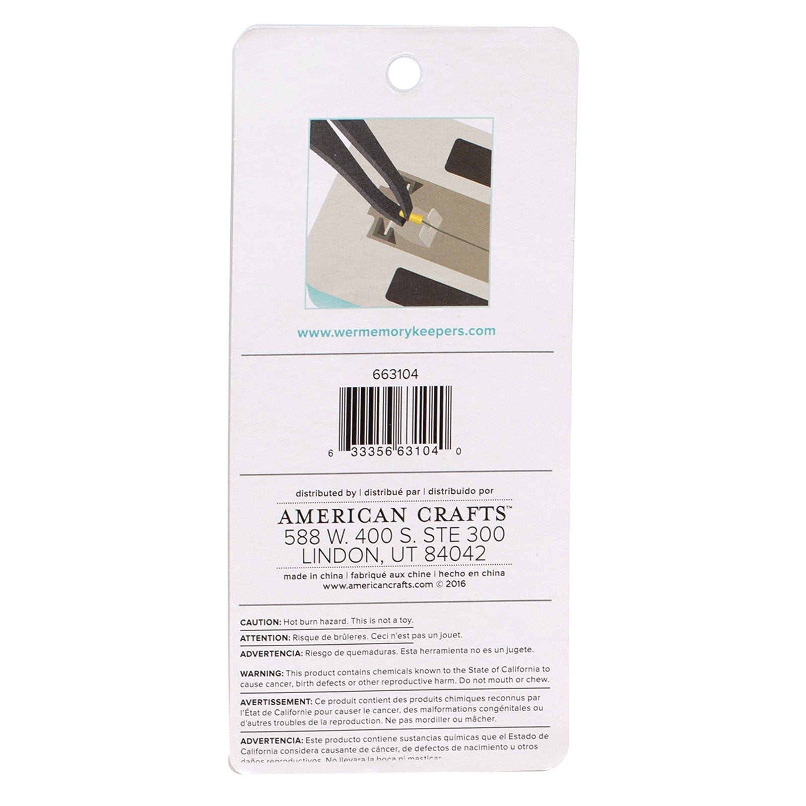 American Crafts Cutting Tools We R Makers Ribbon Cutter Replacement Wires - 2 Pack