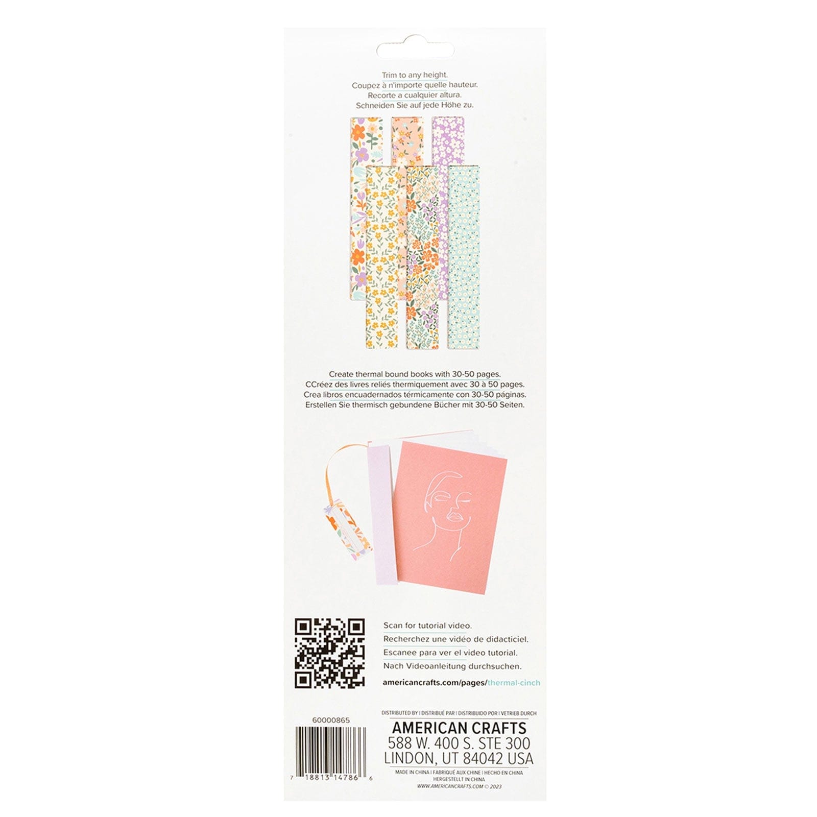 American Crafts Cutting Tools We R Makers Thermal Cinch Floral Spines - 6 Pack