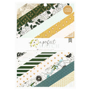 American Crafts Embellishments A Perfect Match 6x8" Double-Sided Paper Pad with Gold Foil