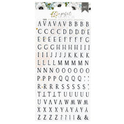 American Crafts Embellishments American Crafts A Perfect Match Alphabet Stickers - 130 Piece