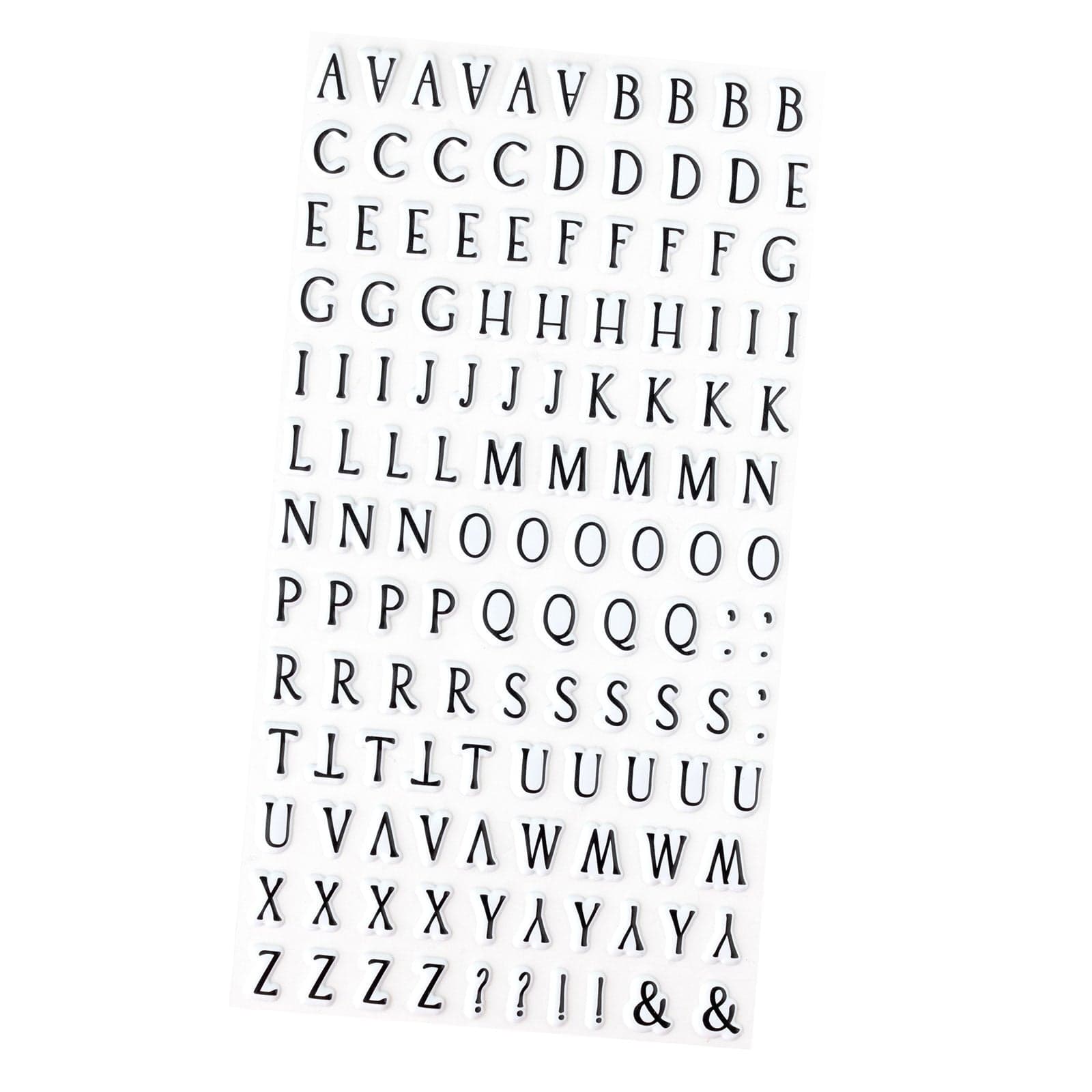 American Crafts Embellishments American Crafts A Perfect Match Alphabet Stickers - 130 Piece