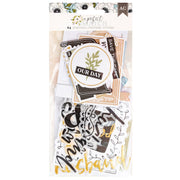 American Crafts Embellishments American Crafts A Perfect Match Ephemera Journaling Die Cut Shapes- 61 Piece