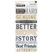 American Crafts Embellishments American Crafts Cedar House Thicker Phrase Stickers - 84 Piece