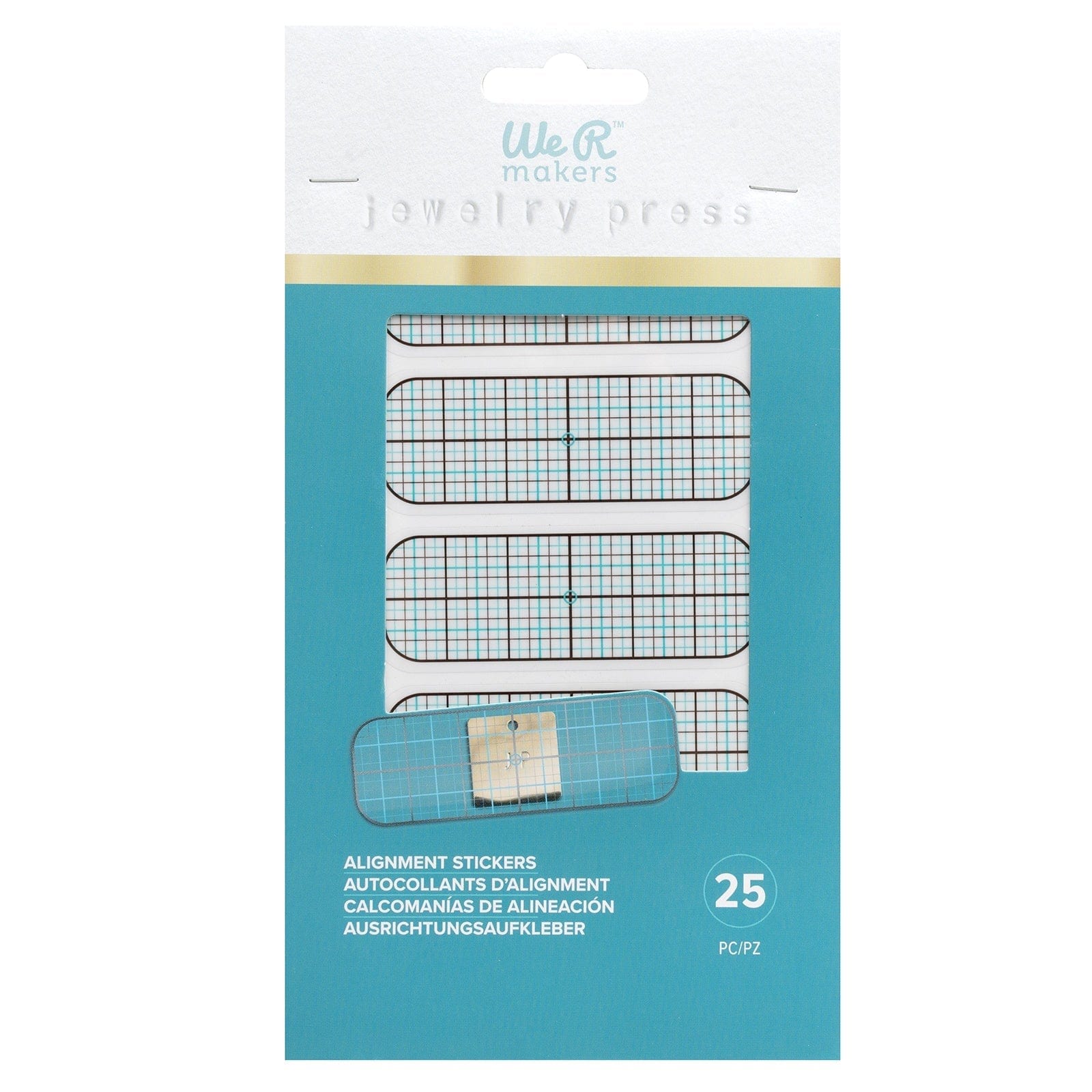 American Crafts Jewelry Beads & Components We R Makers Jewelry Press Alignment Stickers