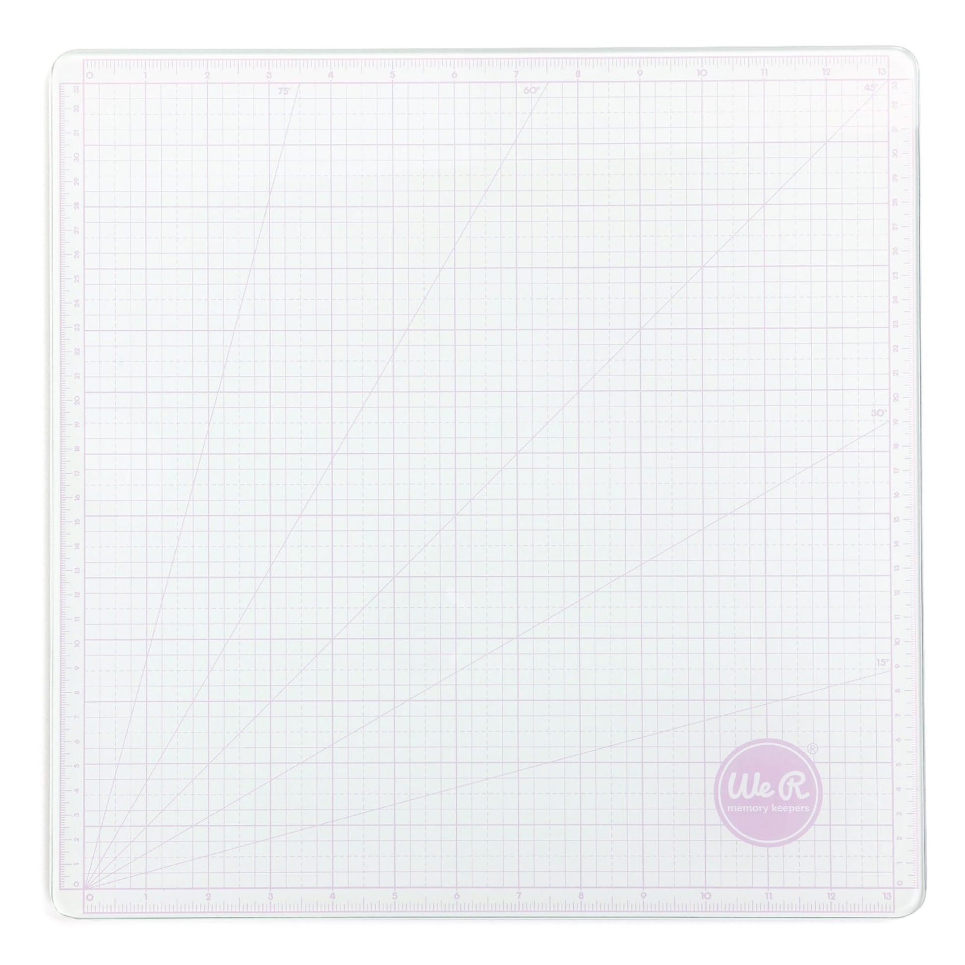 American Crafts Mats & Work Surfaces We R Makers – 13" x 13" Glass Cutting Mat